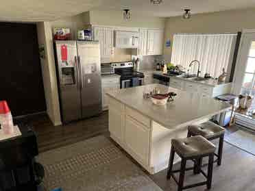 Furnished 1Bdrm w/sofa, shared bath