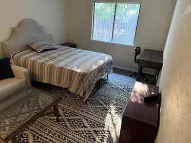Furnished 1Bdrm w/sofa, shared bath