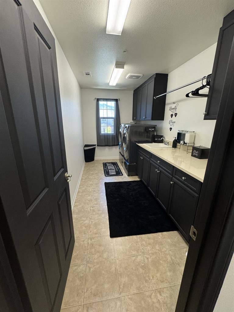 Bedroom and full bathroom with tub