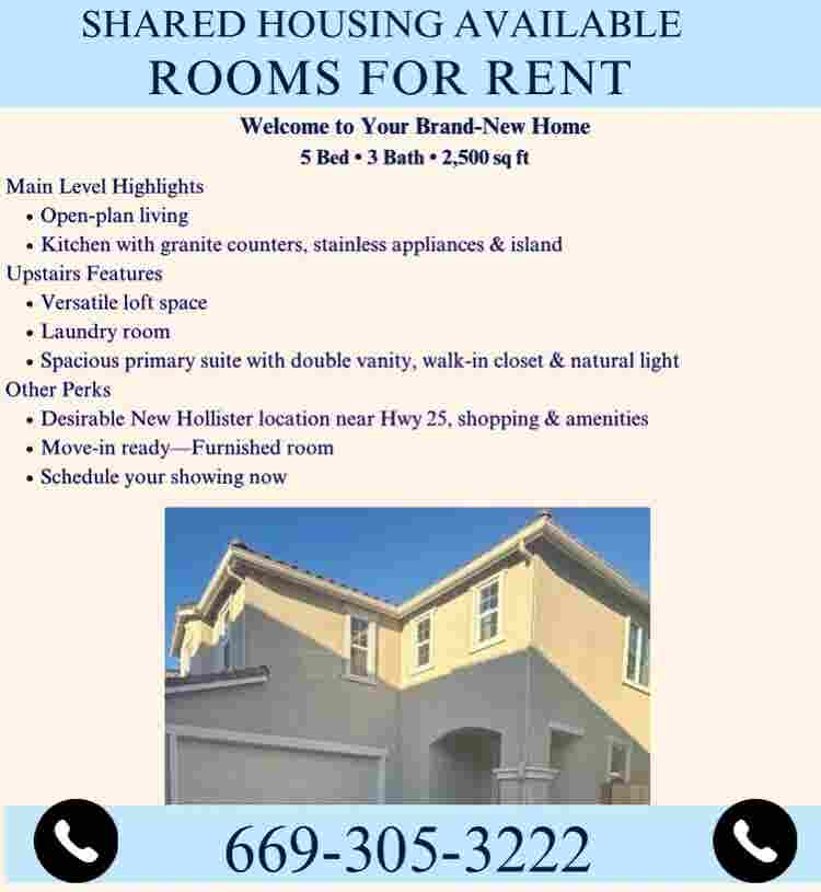 Master bedroom for rent