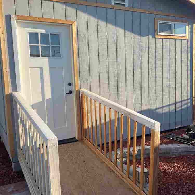 Separate back house