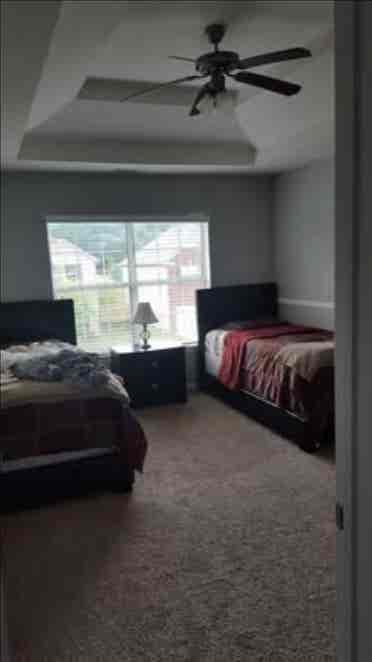 Two bedrooms available