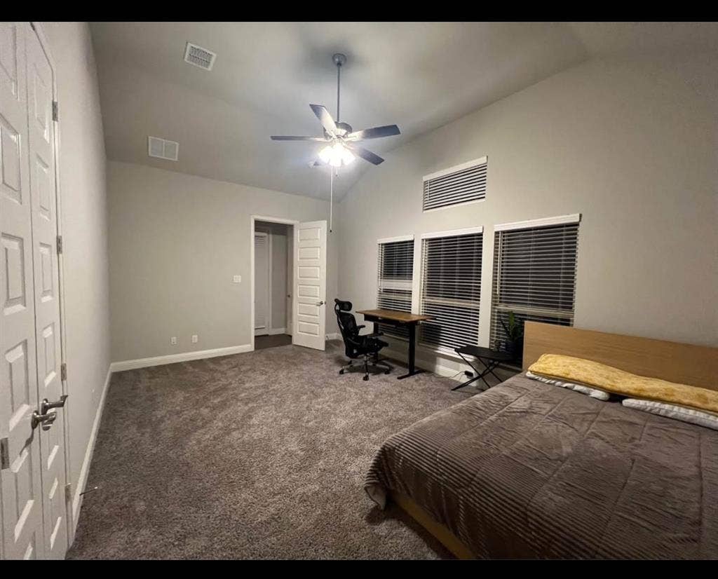Master bed available for rent
