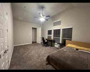 Master bed available for rent