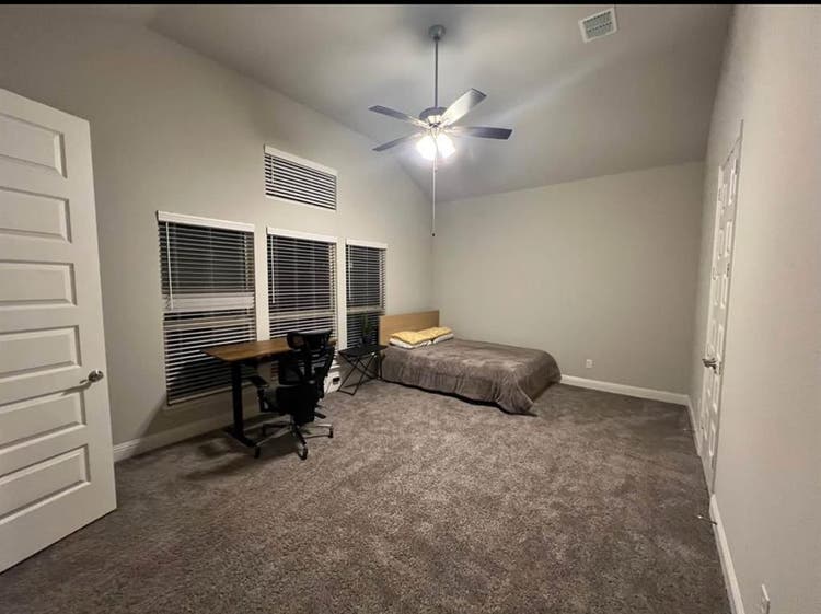 Master bed available for rent