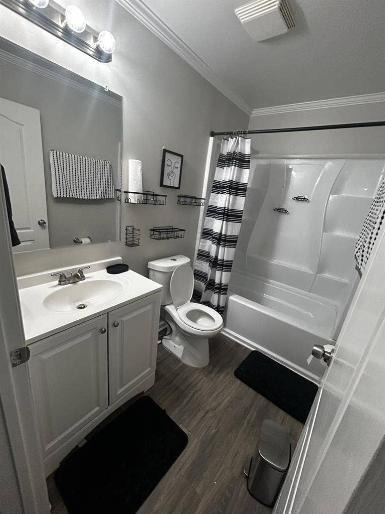 A comfy room that feels like home.