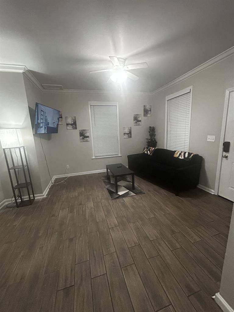 A comfy room that feels like home.