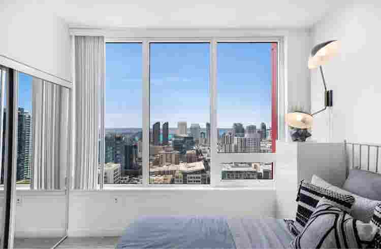 Master bedroom in east village