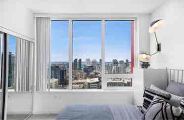 Master bedroom in east village