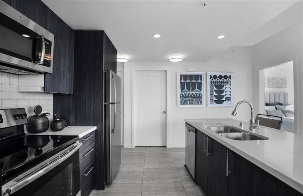Master bedroom in east village