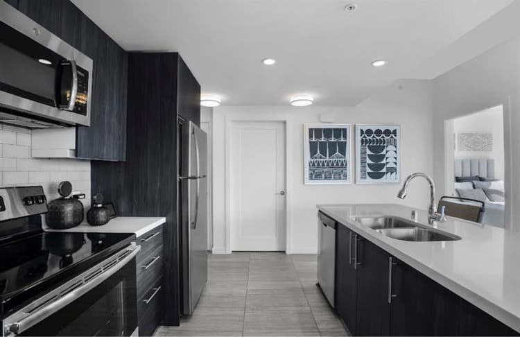 Master bedroom in east village