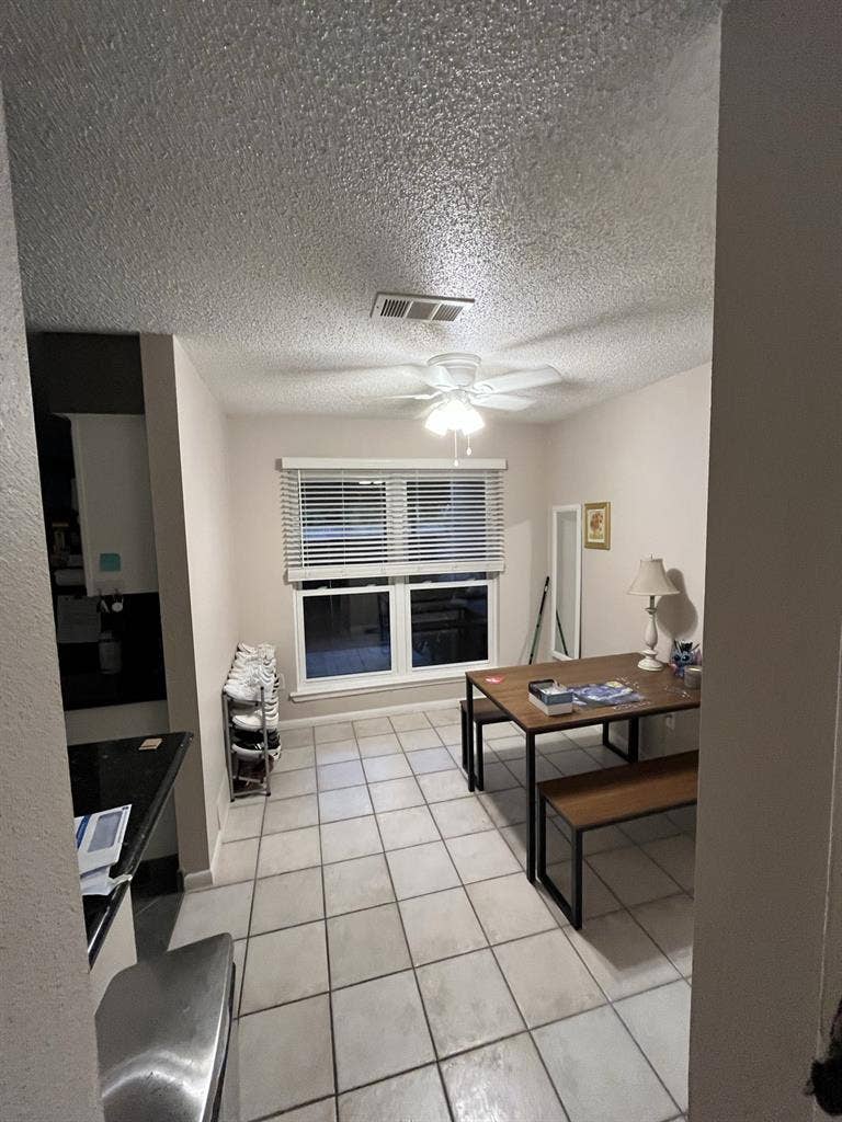 Master bedroom of a townhome
