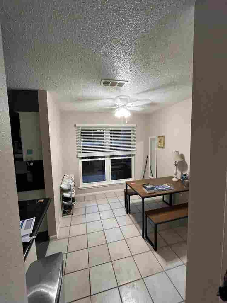 Master bedroom of a townhome