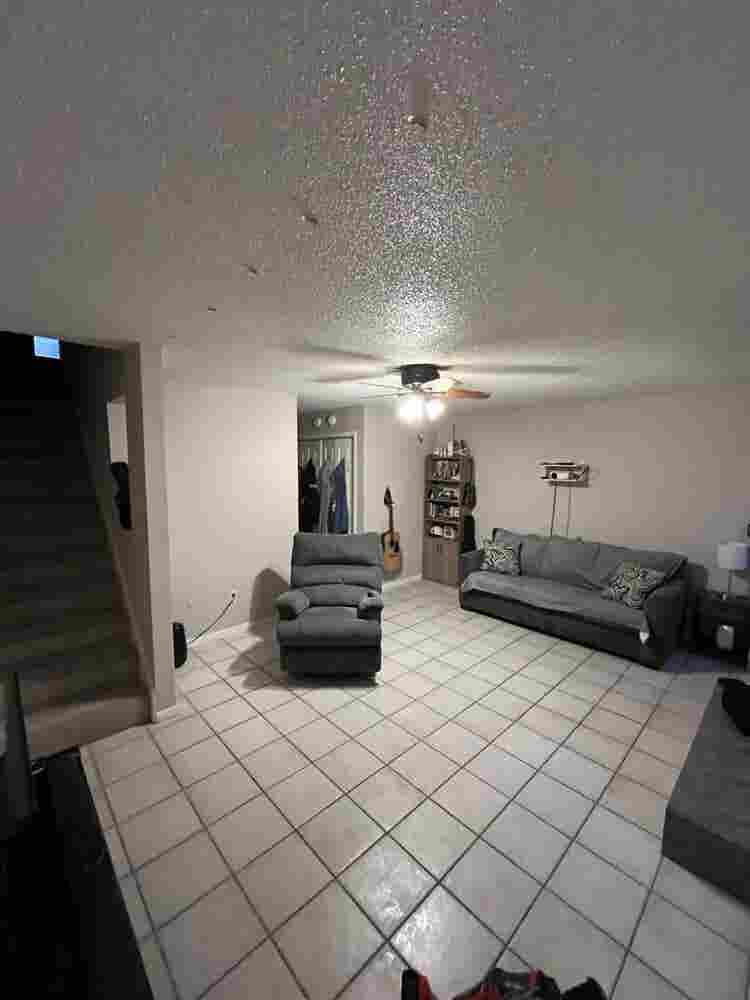 Master bedroom of a townhome