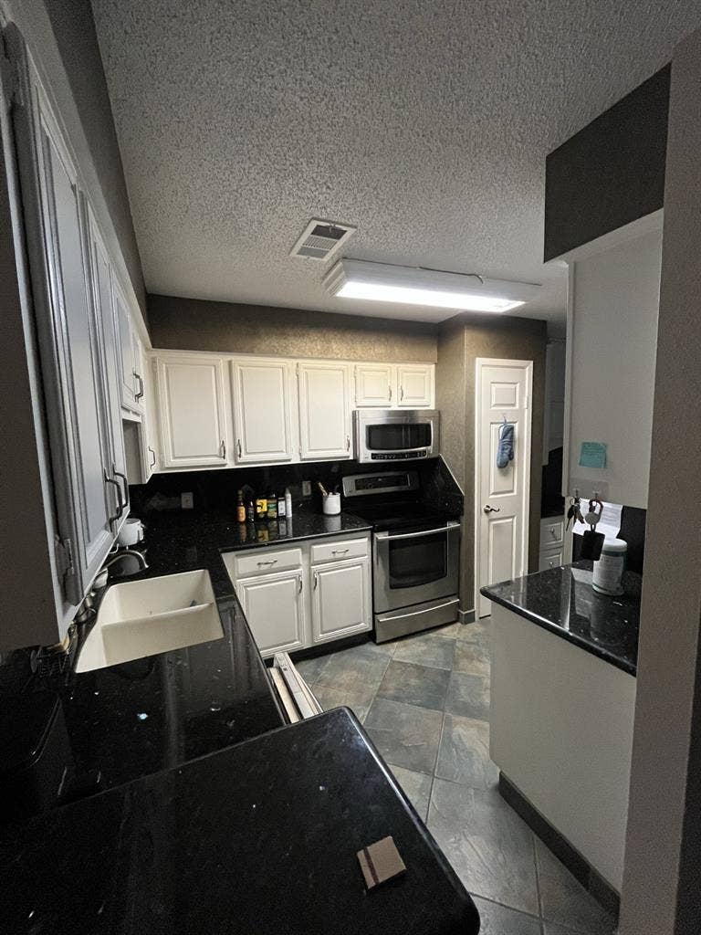 Master bedroom of a townhome