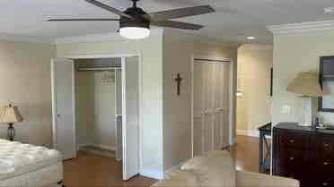 Massive master waterfront suite