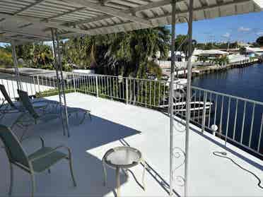 Massive master waterfront suite