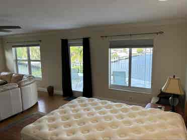 Massive master waterfront suite