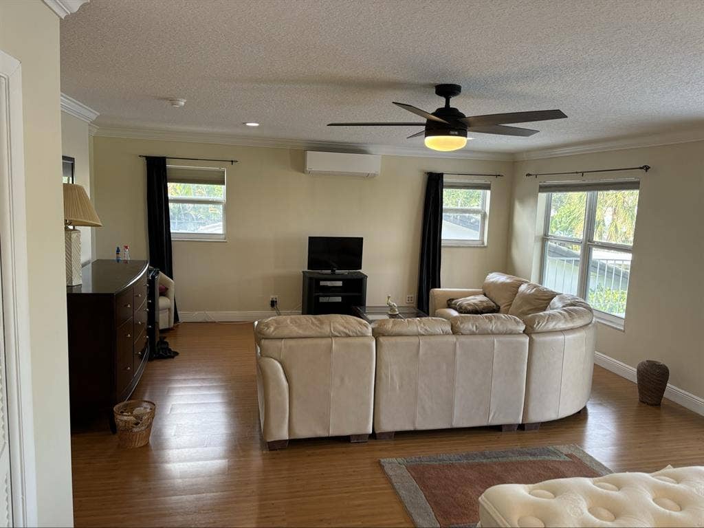 Massive master waterfront suite