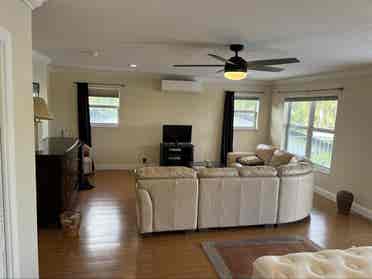 Massive master waterfront suite