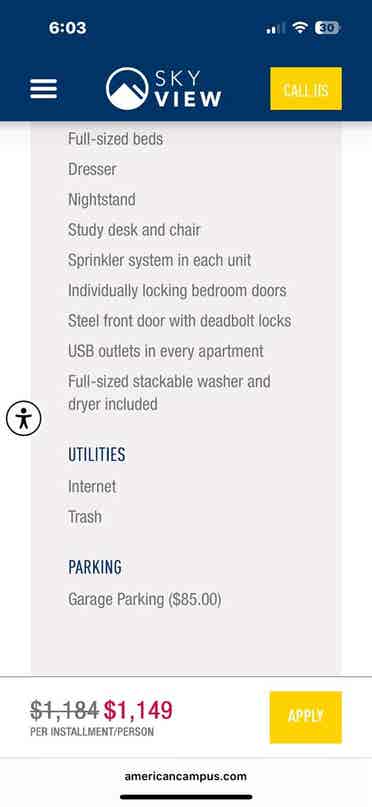 Sublet Opportunity at SkyView NAU