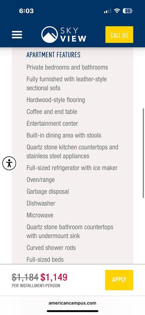 Sublet Opportunity at SkyView NAU