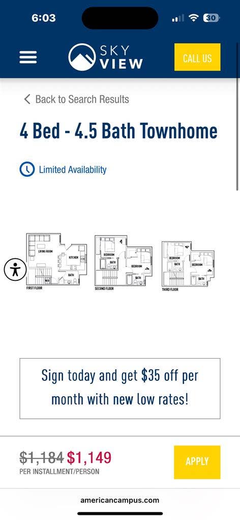Sublet Opportunity at SkyView NAU