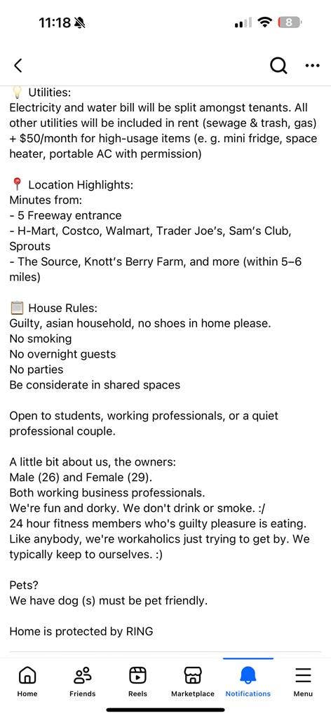 FRIENDLY :) 3 ROOMS FOR RENT
