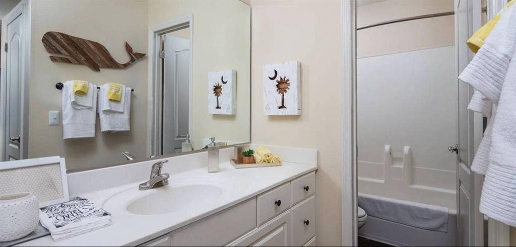 Room with bathroom available