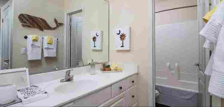 Room with bathroom available