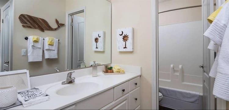 Room with bathroom available