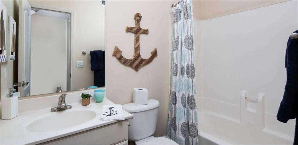 Room with bathroom available