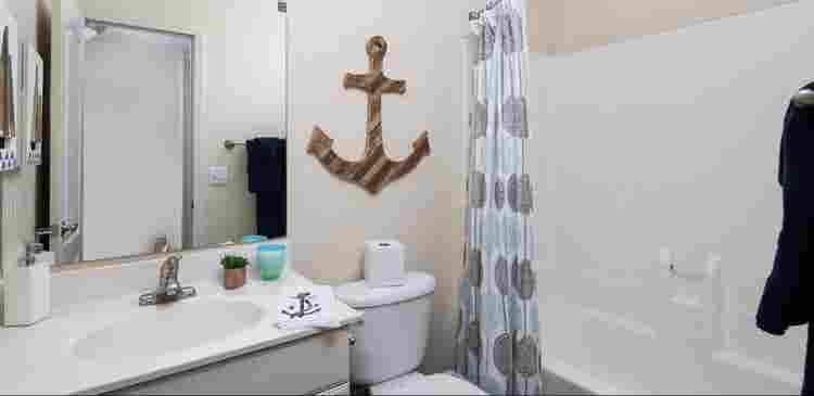 Room with bathroom available