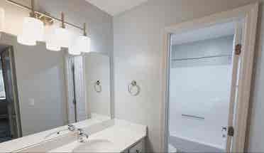 Room with bathroom available