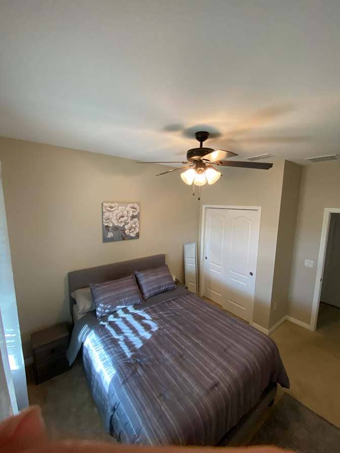 quiet room in a quite clean home