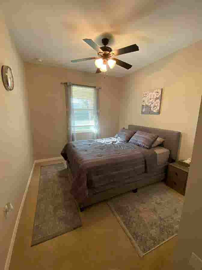 quiet room in a quite clean home