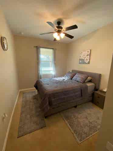 quiet room in a quite clean home