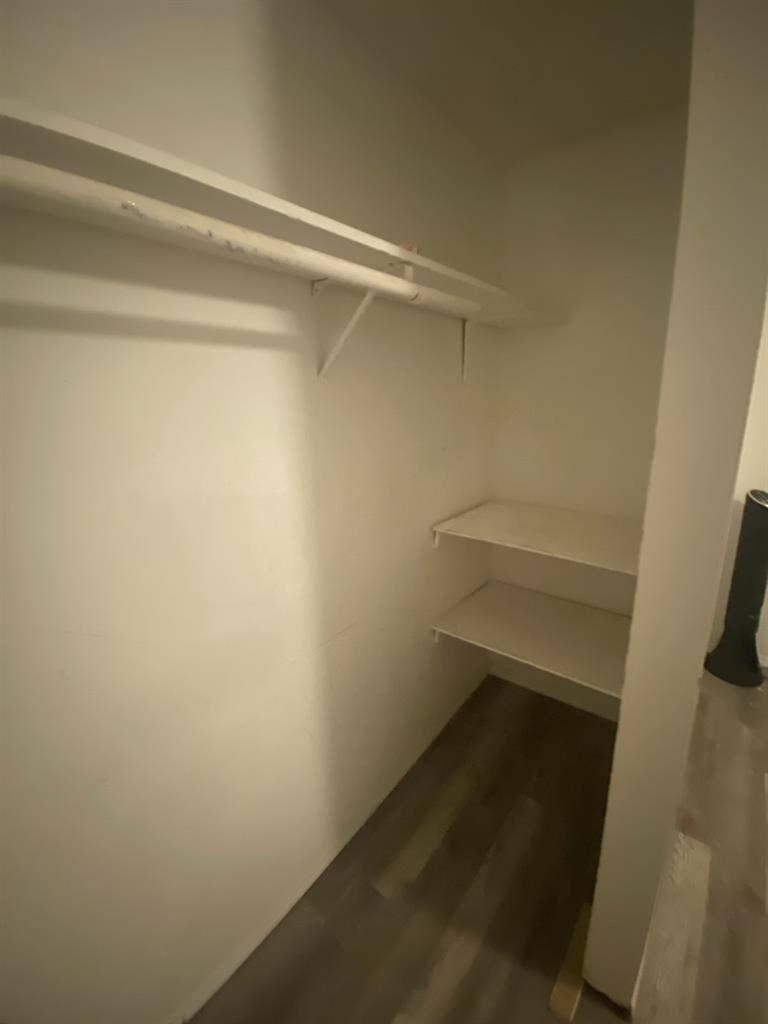 Bedroom with shared bathroom