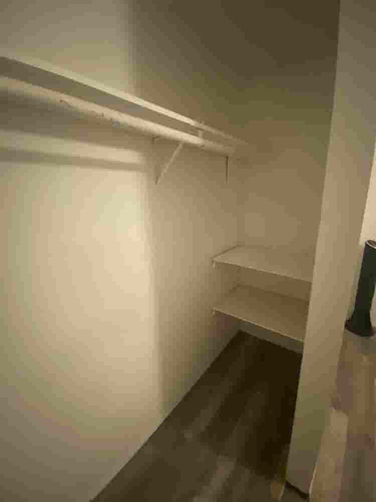 Bedroom with shared bathroom