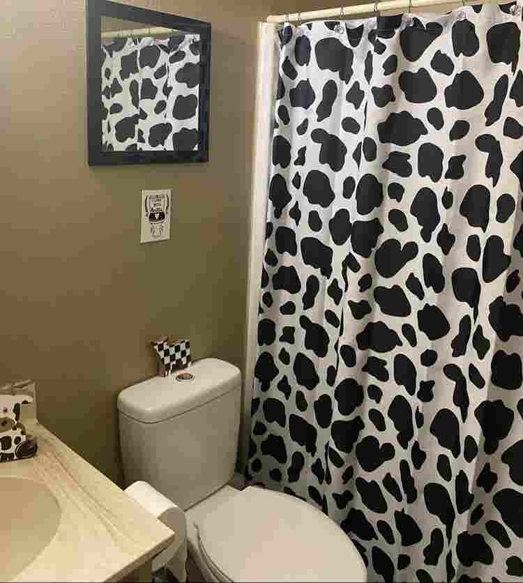 Bedroom with shared bathroom