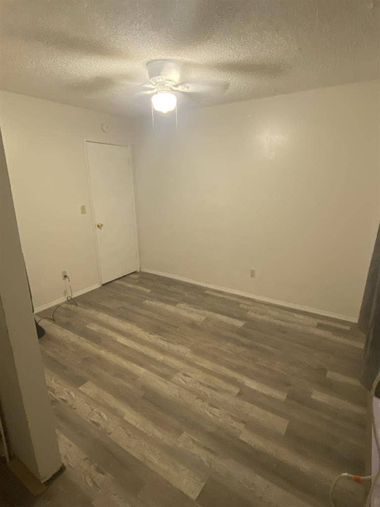 Bedroom with shared bathroom