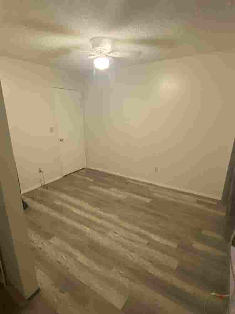Bedroom with shared bathroom