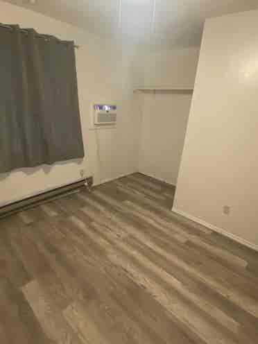 Bedroom with shared bathroom