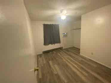 Bedroom with shared bathroom