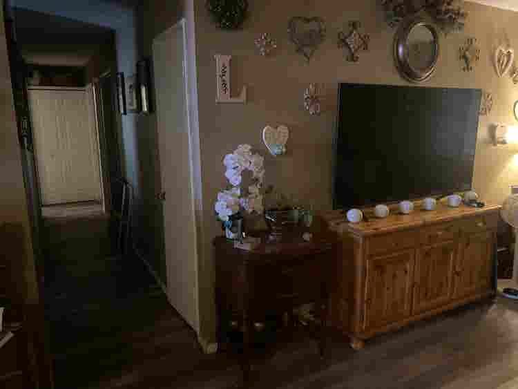 Bedroom with shared bathroom