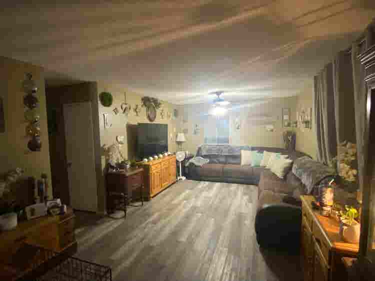 Bedroom with shared bathroom