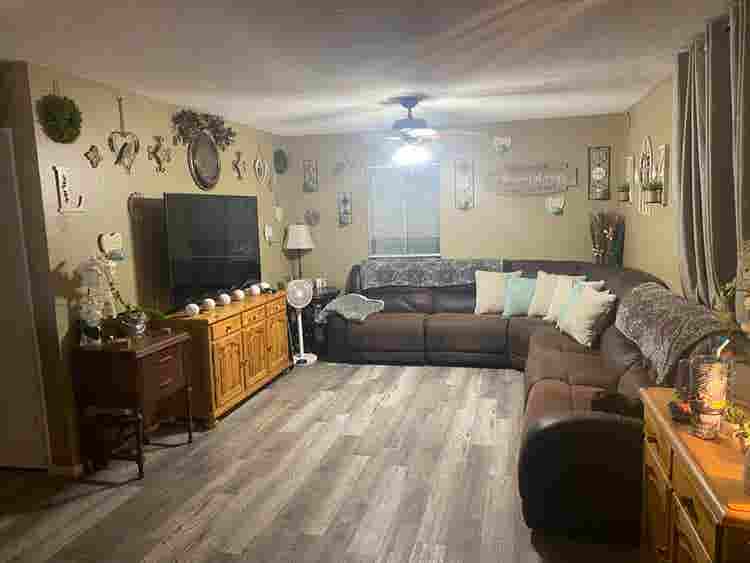Bedroom with shared bathroom
