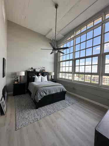 Primary fully furnished bedroom