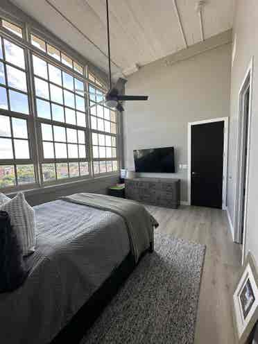 Primary fully furnished bedroom
