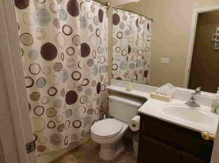 Private room with a shared bathroom
